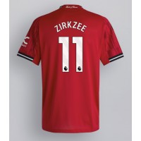 Dres Manchester United Joshua Zirkzee #11 Domáci 2025-26 Krátky Rukáv